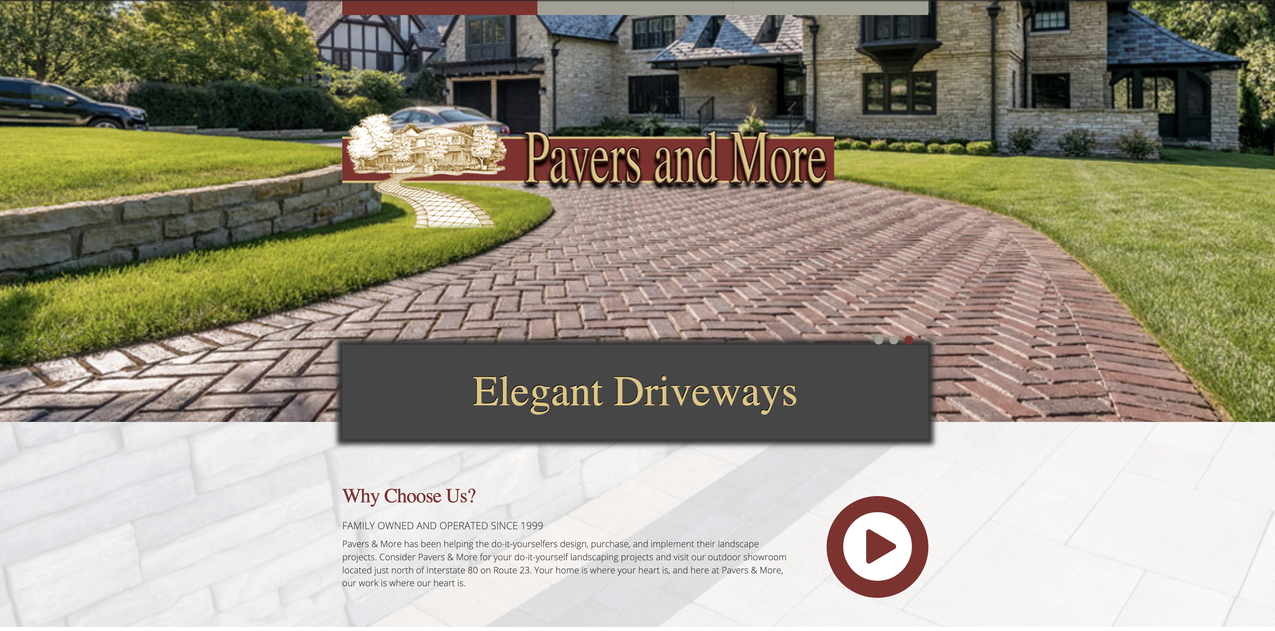 Pavers and More Prior Website