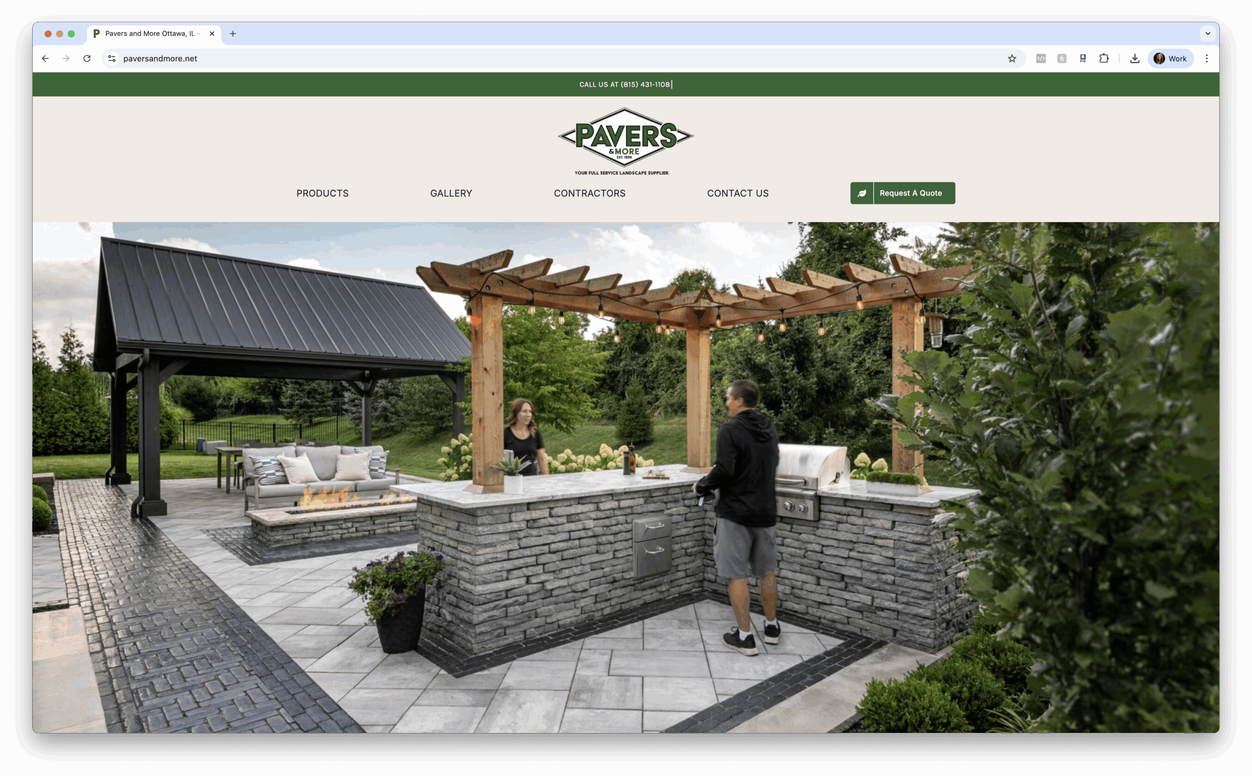 Pavers and More Website