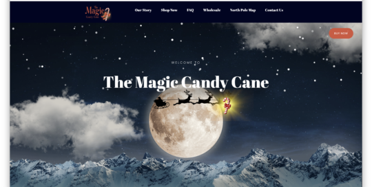 The Magic Candy Cane Website